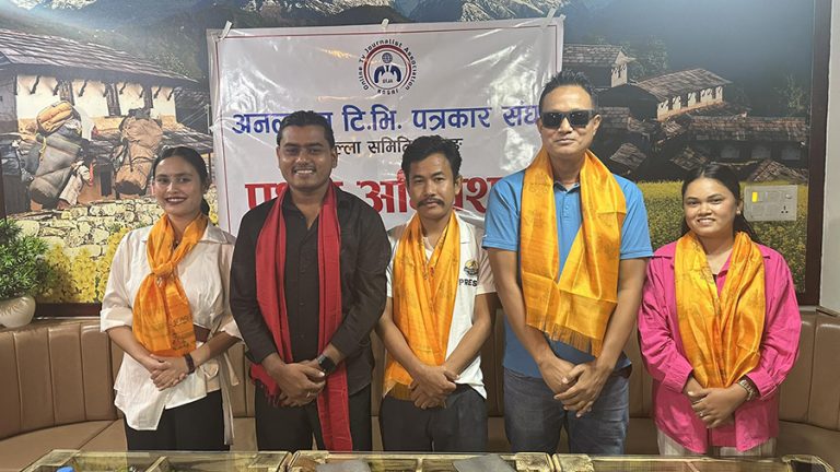 अनलाइन टिभी पत्रकार संघ मोरङको अध्यक्षमा रमेश भण्डारी