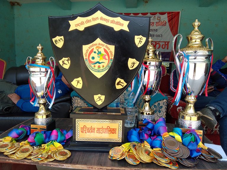 जनसेवा नमूना माविले लगातार चौथोपटक जित्यो शिल्ड