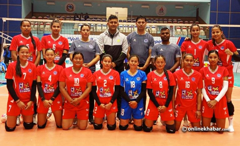 पीएम कप एनभीए भलिबल लिग : महिलातर्फ पुलिस र एपीएफको विजयी सुरुवात