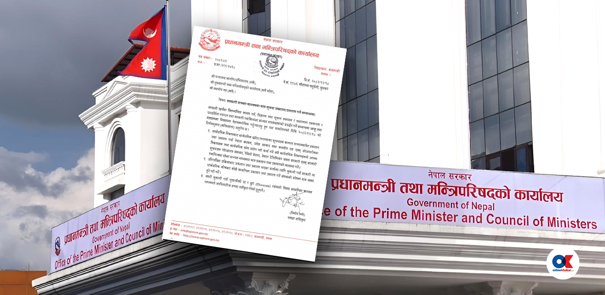 सरकारी विज्ञापन सरकारी सञ्चारमाध्यममै मात्र प्रकाशन गर्न निर्देशन, पत्रकार महासंघको विरोध