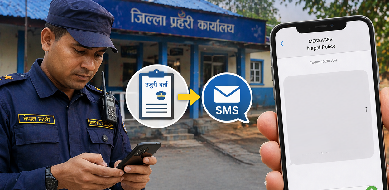 अब उजुरीको प्रगतिबारे प्रहरीले एसएमएसबाटै जानकारी दिने