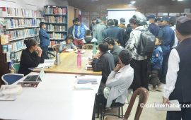 पुस्तकालयमा विद्यार्थी पढ्दै थिए, समाजकल्याणका प्रतिनिधिले बाहिर निकाले