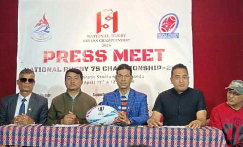 दशरथ रंगशालामा हुने १४औं राष्ट्रिय रग्बी सेभेन्सको तयारी पूरा