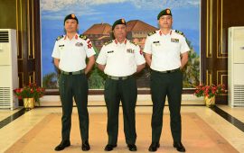 उपरथीमा बढुवा भएका २ सैनिक अधिकृतलाई दर्ज्यानी चिह्न प्रदान