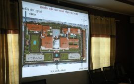 संसद् भवन निर्माणमा ९४ प्रतिशत प्रगति, छिटो सक्न सभामुखको ताकेता