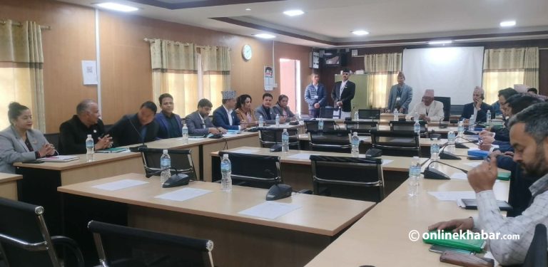संघीय संसद् सचिवालयमा सर्वदलीय बैठक जारी