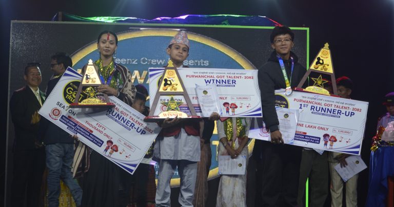 पूर्वाञ्चल गट ट्यालेन्ट : तीन विधामा चार विजेता