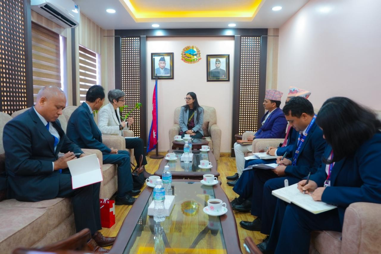 नेपालको शान्ति प्रक्रियाको विषयमा स्विट्जरल्याण्डको चासो