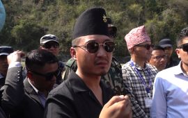 नागढुंगा–मुग्लिङ सडक अनुगमनपछि गृहमन्त्री : ढिलासुस्ती भए कालोसूचीमा राखिन्छ