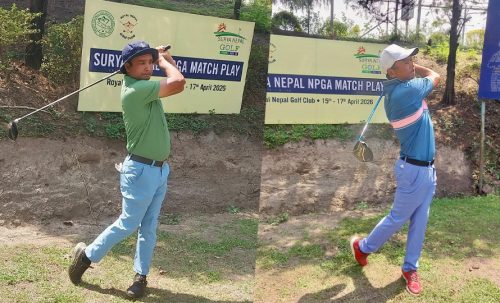 भुवन र निरज सूर्य नेपाल एनपीजीए म्याच प्लेको क्वाटरफाइनलमा