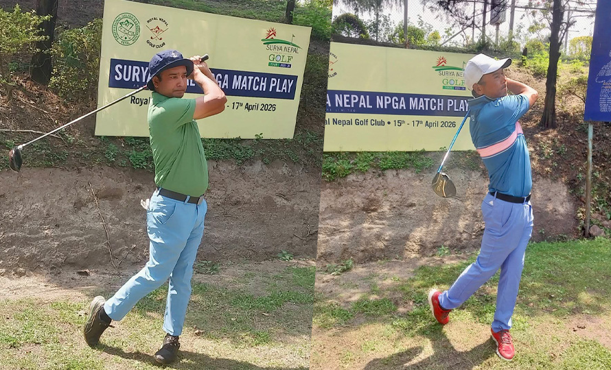 भुवन र निरज सूर्य नेपाल एनपीजीए म्याच प्लेको क्वाटरफाइनलमा