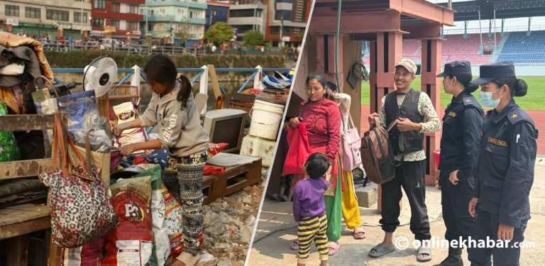 थापाथलीको सुकुमवासी बस्तीका ६ परिवार सरकारको सम्पर्कमा