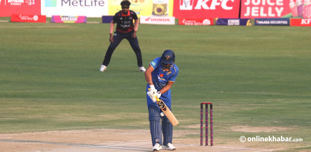 अक्षदीपको अर्धशतकमा यूएईले नेपाललाई दियो १२९ रनको लक्ष्य