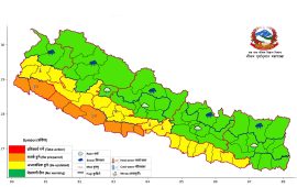 आज तराई मधेशमा तातो हावा चल्ने प्रक्षेपण