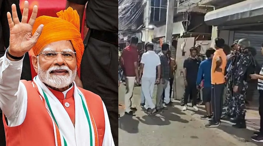 पश्चिम बंगालमा मोदीको सभाअघि हिंसात्मक झडप