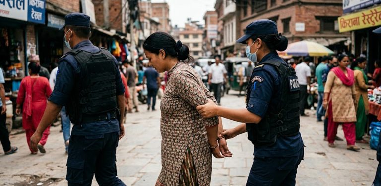 ‍२० किलो गाँजासहित एक महिला पक्राउ