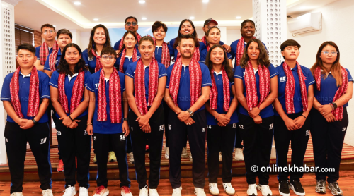 आईसीसी वुमेन्स च्यालेन्ज ट्रफी खेल्ने नेपाली टोलीको बिदाइ