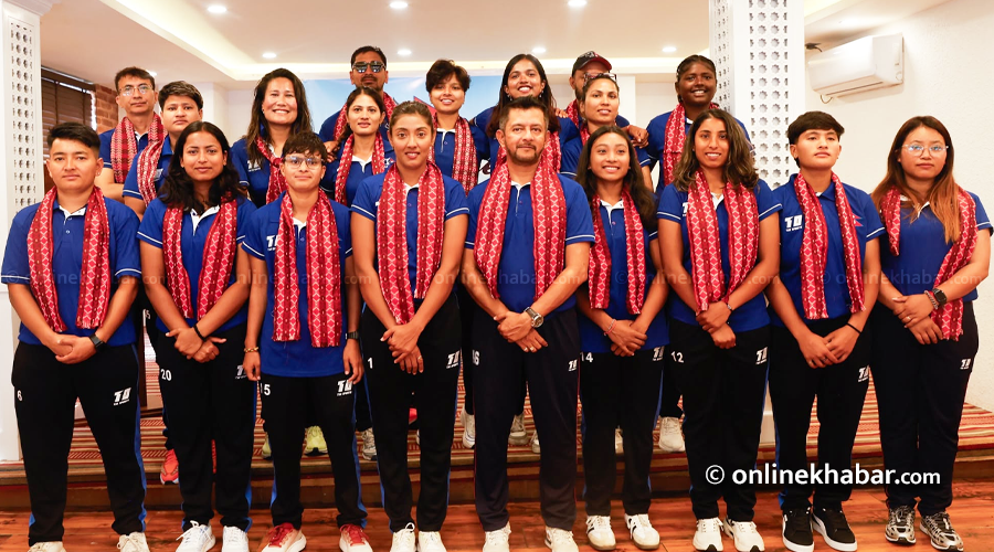 आईसीसी वुमेन्स च्यालेन्ज ट्रफी खेल्ने नेपाली टोलीको बिदाइ