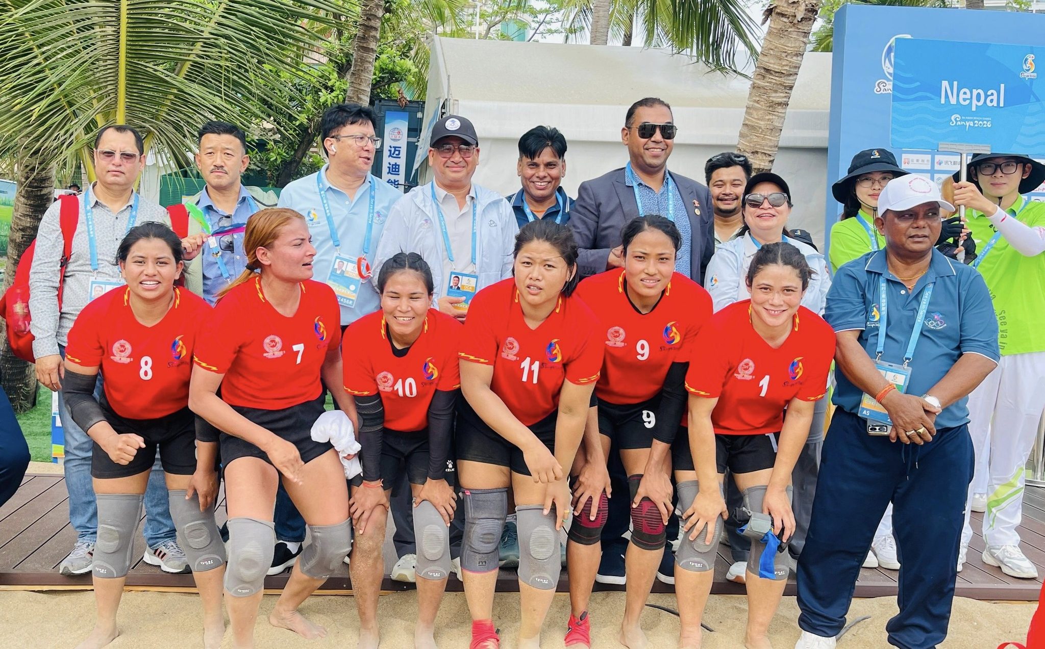 एसियन बिच गेम्स : महिला कबड्डीमा नेपाल लगातार दोस्रो जितसहित सेमिफाइनलमा