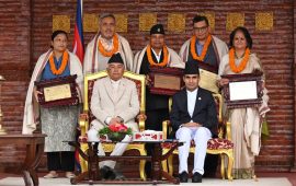 पाँच पत्रकारलाई राष्ट्रिय पत्रकारिता पुरस्कार