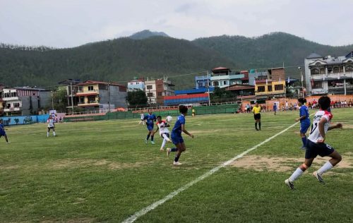 बुटवलमा महिला फुटबल सुरु, डिफेन्डिङ च्याम्पियन ट्रिनिटीको विजयी सुरुवात
