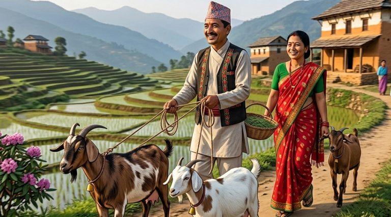 विपन्न दलित परिवारलाई बाख्रा पाल्न अनुदान
