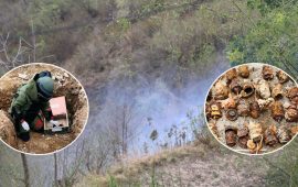 प्रहरी परिसरमा भेटिएका ८६ वटा बम सेनाद्वारा निष्क्रिय