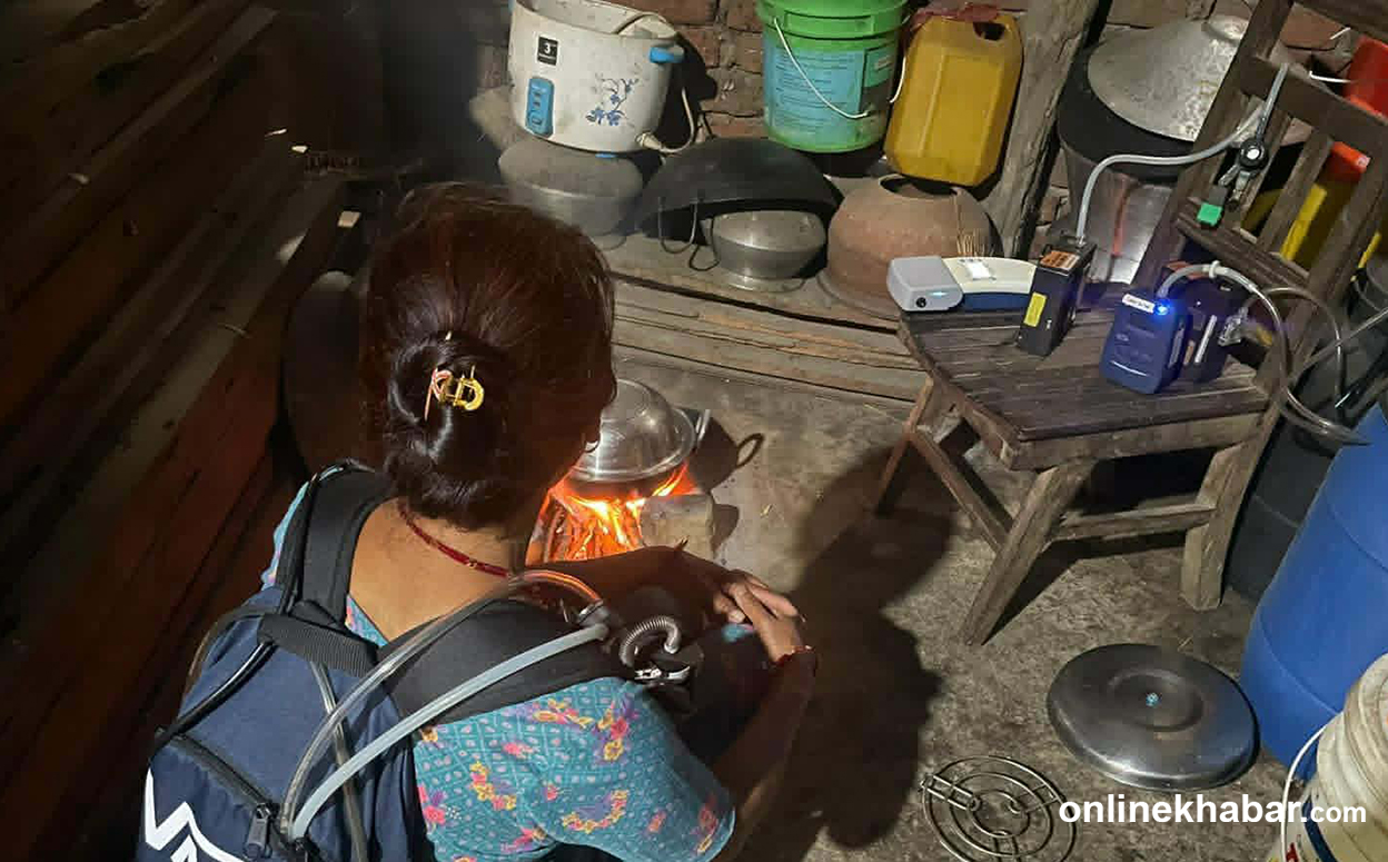दाउराबाट खाना बनाउने महिलाहरु १० गुणा बढी प्रदूषणको चपेटामा