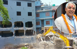 फिर्के खोलामा पूर्वमाओवादी नेताको ५ तले घर, भन्छन्- जुवा खेलेको थिएँ, हारेँ
