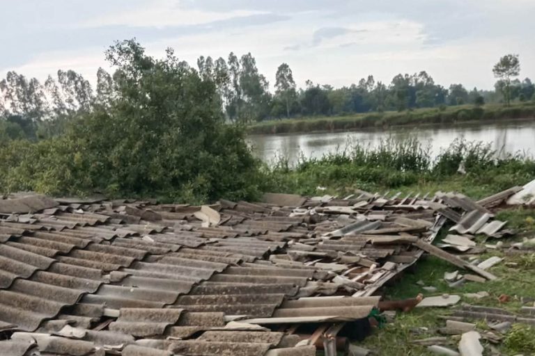 हावाहुरी छल्न ओत लागेको गोठ भत्किँदा एक जनाको मृत्यु
