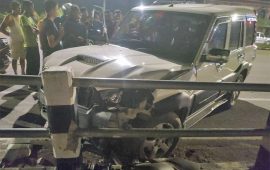 कैलालीको गोदावरीका मेयरले चलाएको गाडी दुर्घटना