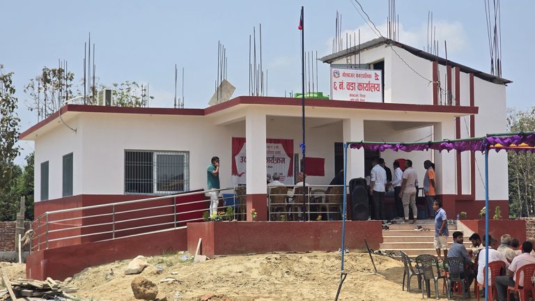 ५० लाखमा वडा कार्यालय भवन निर्माण
