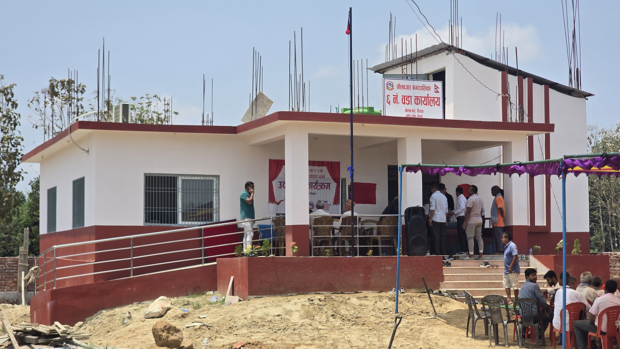 ५० लाखमा वडा कार्यालय भवन निर्माण