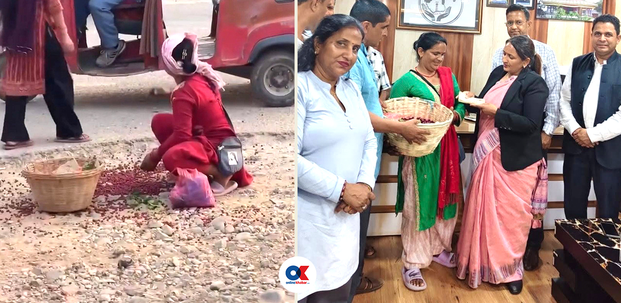 नगर प्रहरीले काफल पोखेको घटना : पीडित महिलालाई मेयरले दिइन् १० हजार क्षतिपूर्ति