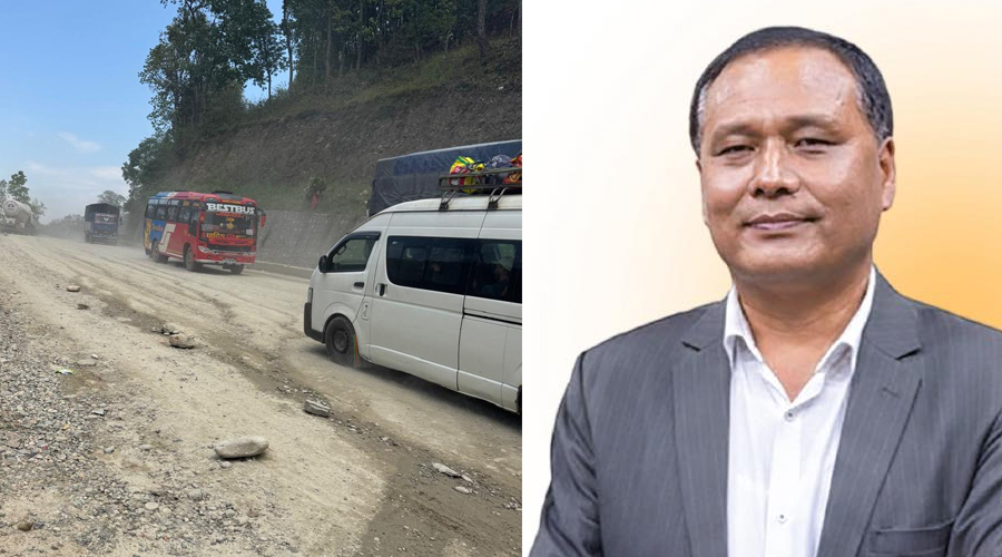 मुग्लिन सडक विस्तार ठप्प हुनु चिन्ताजनक, सरकारको ध्यान पुगोस् : कुलमान घिसिङ