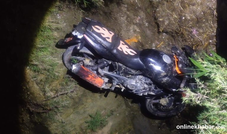गुल्मीमा मोटरसाइकल दुर्घटना हुँदा २ जनाको मृत्यु
