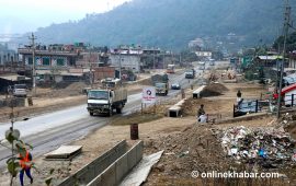 चर्को मूल्यवृद्धि र निर्माण सामग्री अभावले रोकियो नागढुंगा-मुग्लिन सडक विस्तार