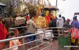 झरी झेल्दै पाथीभरा दर्शन (तस्वीरहरु)