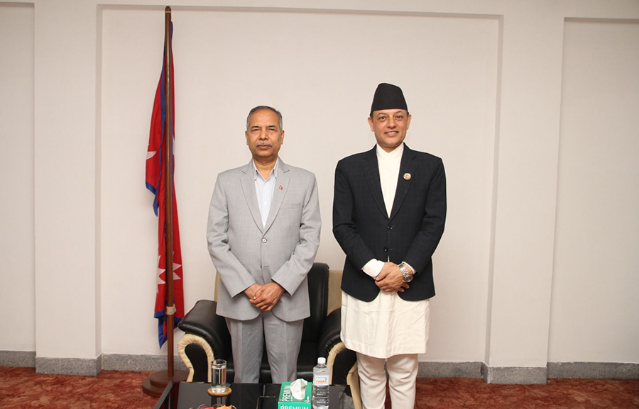 गणतन्त्रको सुदृढीकरण र संसद्को प्रभावकारीबारे सभामुखले गरे उपराष्ट्रपतिसँग छलफल