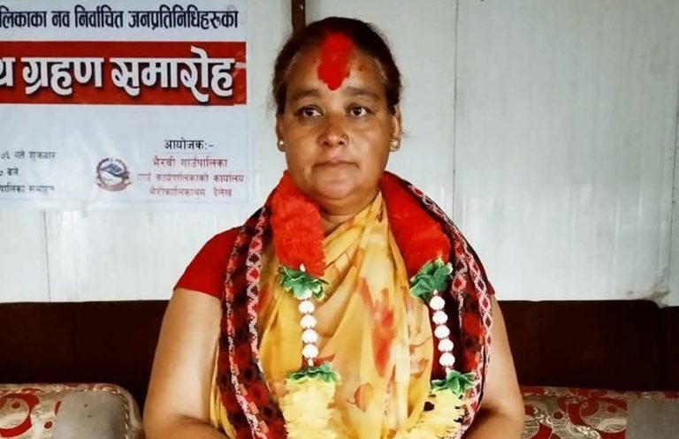 दैलेखको भैरवी गाउँपालिका अध्यक्ष रीता शाही पक्राउ