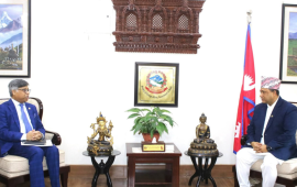 परराष्ट्रमन्त्रीसँग सार्क महासचिवको भेट   