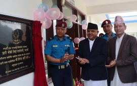 प्रहरी चौकी स्थापना भएको तीन दशकपछि भवन