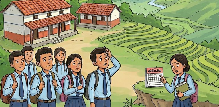 हप्तामा दुई दिन बिदाले विद्यार्थी चिन्तित