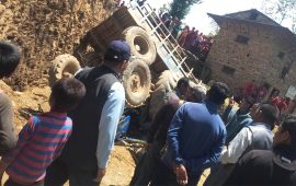 सल्यानमा ट्याक्टर दुर्घटना हुँदा चालकको मृत्यु, दुई जना घाइते