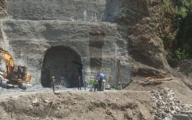 तल्लो सेती जलविद्युत् आयोजनाको प्रवेश सुरुङ निर्माण सुरु