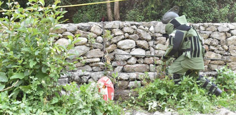 रोल्पामा भेटियो संकास्पद वस्तु सेनाद्वारा डिस्पोज