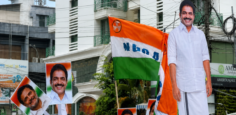 केरलमा वामपन्थी किल्ला संकटमा: कांग्रेस नेतृत्वको यूडीएफलाई अग्रता