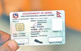 अब पाल्पाबाटै चारपाङ्ग्रे सवारी लाइसेन्स जारी हुने