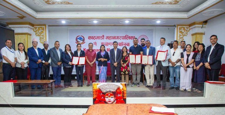 क्रिकेट, ब्याडमिन्टन र पौडी प्रतियोगिताका सञ्चालन गर्न महानगरपालिका र विधागत संघहरुका बिच सम्झौता