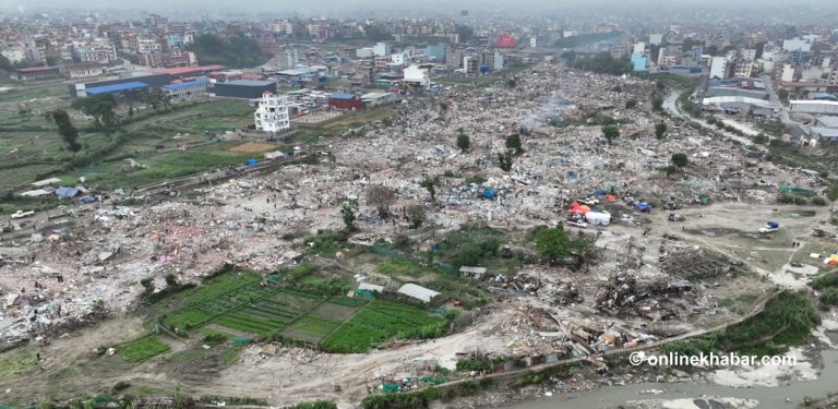 ९ दिनमा काठमाडौंका १६ बस्तीका १५ हजार बढी विस्थापित